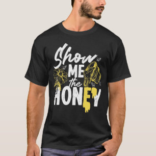養蜂家が蜂蜜の花を見せてくれ Tシャツ