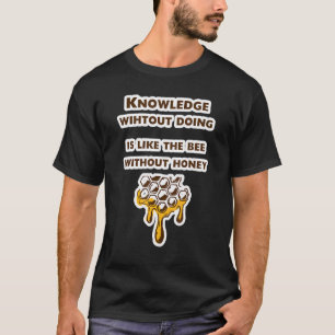 養蜂家ことわざと蜂蜜ミツバチの巣箱 Tシャツ