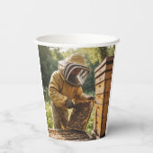 養蜂家と養蜂家 紙コップ (裏面)