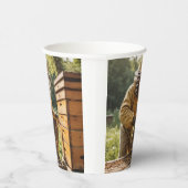 養蜂家と養蜂家 紙コップ (右)