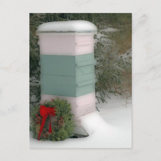 養蜂家のためのホリデー ポストカード (正面)