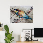 養蜂家のカラフル色 ポスター (ホームオフィス)