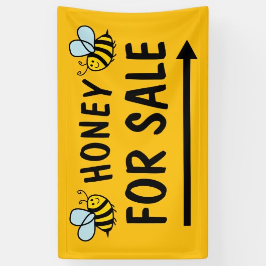 養蜂家のビジネスのための販売バナーサイン用ハニー 横断幕 (縦)