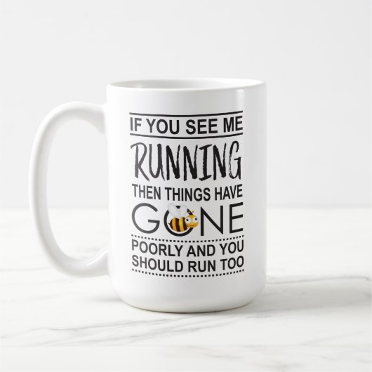 養蜂家のマグカップ コーヒーマグカップ (左)