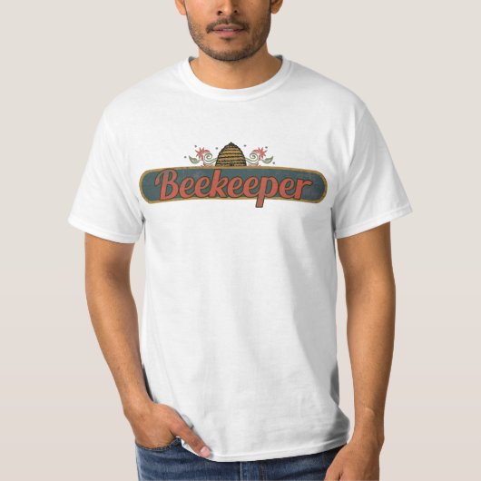 養蜂家のヴィンテージのスタイルのTシャツ Tシャツ (正面)