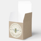 養蜂家の小さな蜜蝋キャンドルボックス フェイバーボックス (オープン)