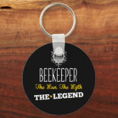 養蜂家の男、神話、伝説 キーホルダー (正面)