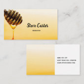 養蜂家の蜂の農家の蜂蜜の販売人カード 名刺 (正面/裏面)