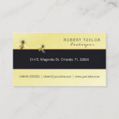 養蜂家の蜂蜜の販売人の蜂の農場の農家カード 名刺 (裏面)