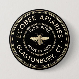養蜂家の製品ボタン 缶バッジ