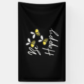 養蜂家は幸せである 横断幕 (縦)