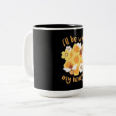 養蜂家は私の新婚旅行に来る ツートーンマグカップ (正面左)