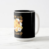 養蜂家は私の新婚旅行に来る ツートーンマグカップ (正面右)