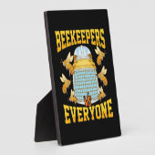 養蜂家も全員も フォトプラーク (側面)