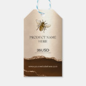 養蜂家アピアニストビーファームハニービーハニツハニカム ギフトタグ (正面)