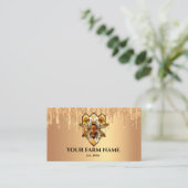 養蜂家アピアニストビーファームハニービーハニツハニカム 名刺 (スタンド正面)