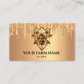 養蜂家アピアニストビーファームハニービーハニツハニカム 名刺 (正面)