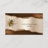 養蜂家アピアニストビーファームハニービーハニツハニカム 名刺 (正面)