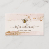 養蜂家アピアニストビーファームハニービーハニツハニカム 名刺 (正面)