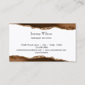 養蜂家アピアニストビーファームハニービーハニツハニカム 名刺 (裏面)