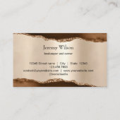 養蜂家アピアニストビーファームハニービーハニツハニカム 名刺 (裏面)