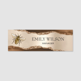 養蜂家アピアニストビーファームハニービーハニツハニカム 名札