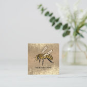 養蜂家アピアリストビーファームハニービーハニカムスクエア スクエア名刺 (スタンド正面)