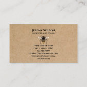 養蜂家アピアリストビーファームハニービーハニカムスクエア 名刺 (裏面)