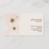 養蜂家アピアリストビーファームハニービーハニカムブ 名刺 (裏面)