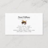 養蜂家アピアリストビーファームミツバチ 名刺 (裏面)