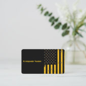 養蜂家アメリカ国旗 名刺 (スタンド正面)