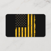 養蜂家アメリカ国旗 名刺 (裏面)