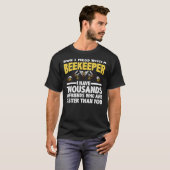 養蜂家アートメンズミツバチミツバチBeehiv Tシャツ (正面フル)