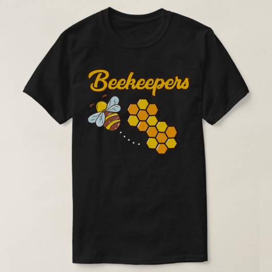 養蜂家ギフト愛ミツバチ養蜂家ギフトBee L Tシャツ (デザイン正面)