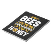 養蜂家ギフト |ミツバチが養殖している時期 ノートパッド (回転)