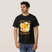 養蜂家ギフト |養蜂家は私の新婚旅行と一緒になる Tシャツ (正面フル)