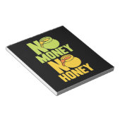 養蜂家ギフト |養蜂家No Money No Honey ノートパッド (アングル)