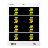 養蜂家ギフト |養蜂家No Money No Honey ラベル (フルシート)