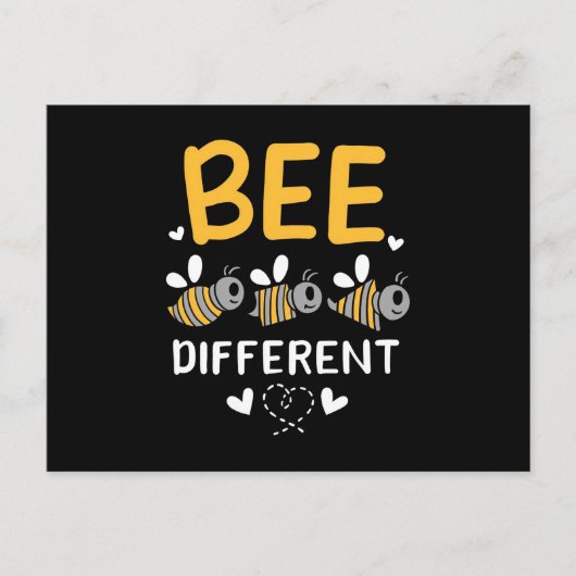 養蜂家ギフト | Bee 違う ポストカード (正面)
