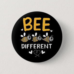 養蜂家ギフト   Bee 違う 缶バッジ