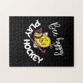 養蜂家ギフト | Bee Happy 遊 Hockey ジグソーパズル (横)