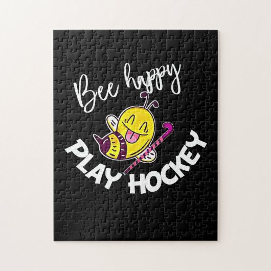 養蜂家ギフト | Bee Happy 遊 Hockey ジグソーパズル (縦)