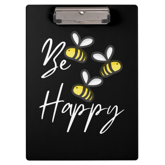 養蜂家ギフト | Beekeeper Be Happy クリップボード (正面)