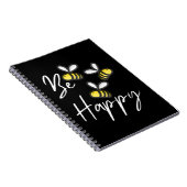 養蜂家ギフト | Beekeeper Be Happy ノートブック (右側)