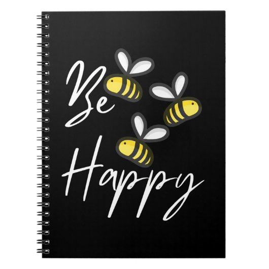 養蜂家ギフト | Beekeeper Be Happy ノートブック (正面)