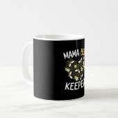 養蜂家ギフト Mama Bee Keeper | Mama Bee Keeper コーヒーマグカップ (正面左)