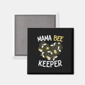養蜂家ギフト Mama Bee Keeper | Mama Bee Keeper マグネット (正面/裏面)