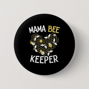 養蜂家ギフト Mama Bee Keeper   Mama Bee Keeper 缶バッジ