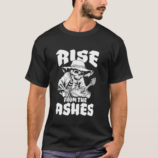 養蜂家スケルトンビー – ハニカムハニービーキープイン Tシャツ (正面)