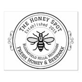 養蜂家ダブルラインゴムスタンプ ラバースタンプ (インプリント)